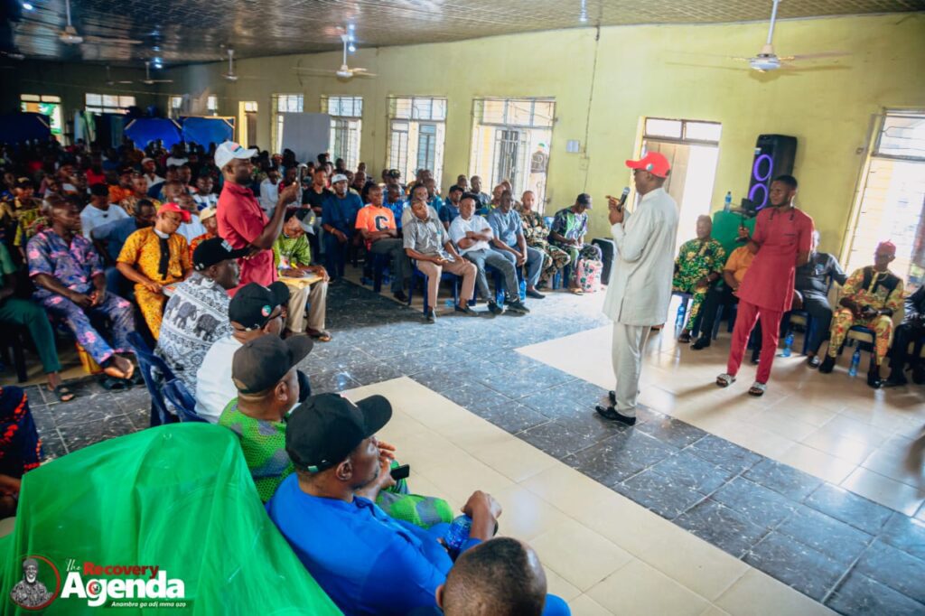 Moghalu Rallies Support from Nzukora Nnewi in Town Hall Meeting Nzukora Nnewi Moghalu