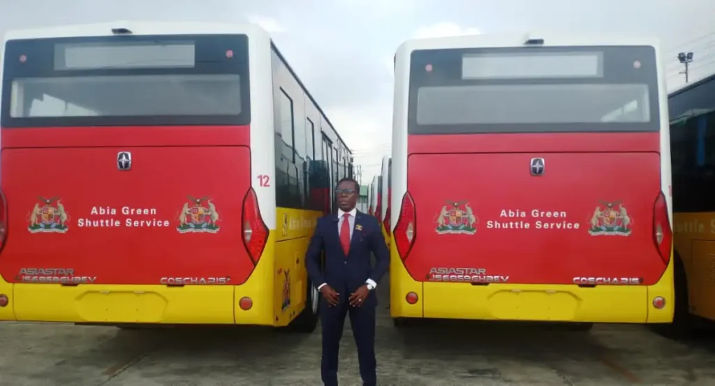 Abia Govt Partners with Coscharis for EV Mass Transit Buses