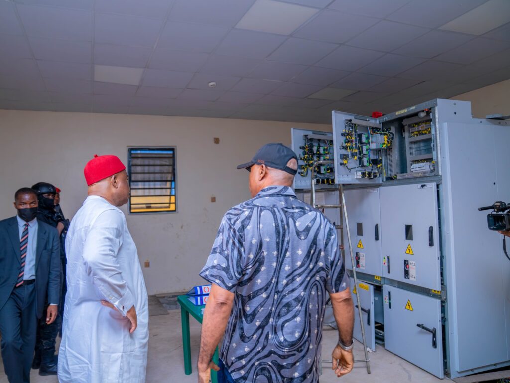 Uzodimma Inspects Orashi Electricity Company Project
