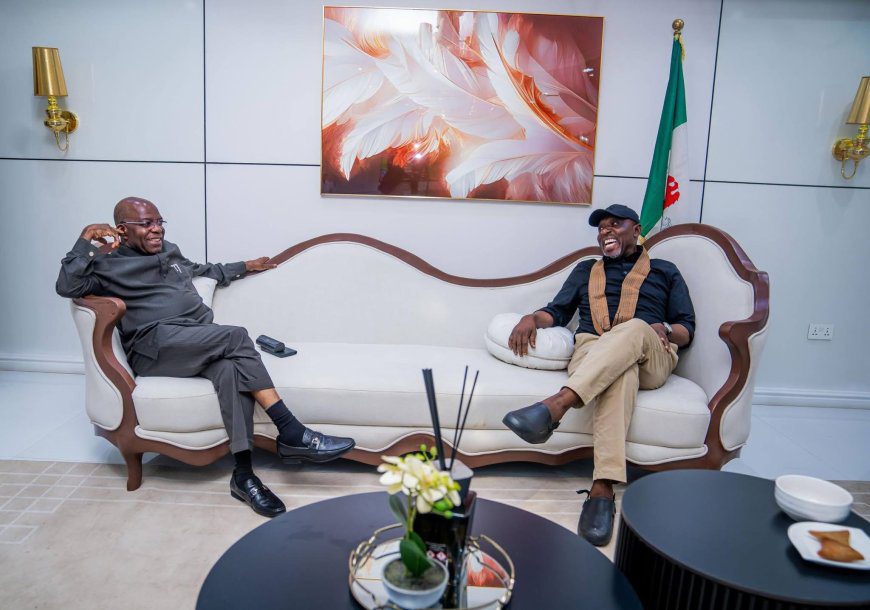 Otti Visits Longstanding Ally Rochas Okorocha in Abuja Otti Rochas Okorocha